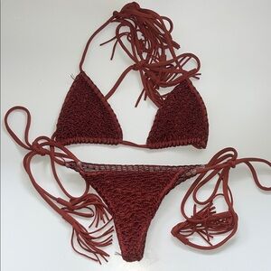 Acacia Swimwear crochet clove Bikini Set